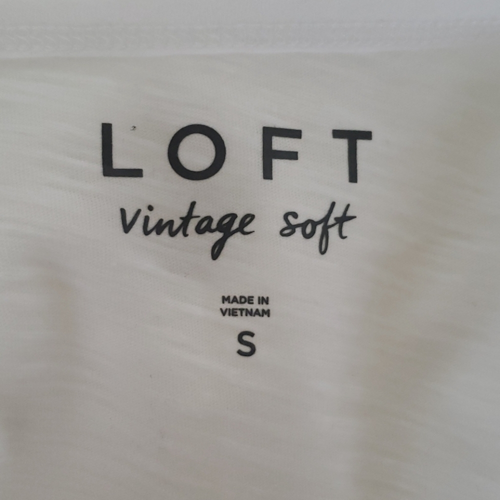 LOFT • Ruffle Eyelet T Shirt - Picture 6 of 8